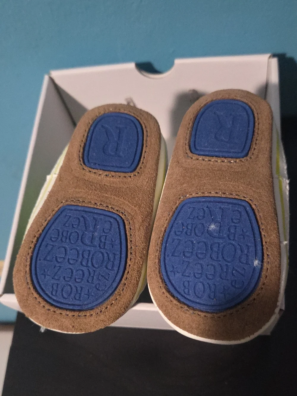 Robeez Baby Aspen Gradient Puffer Snow Boots Navy 6-9 Months